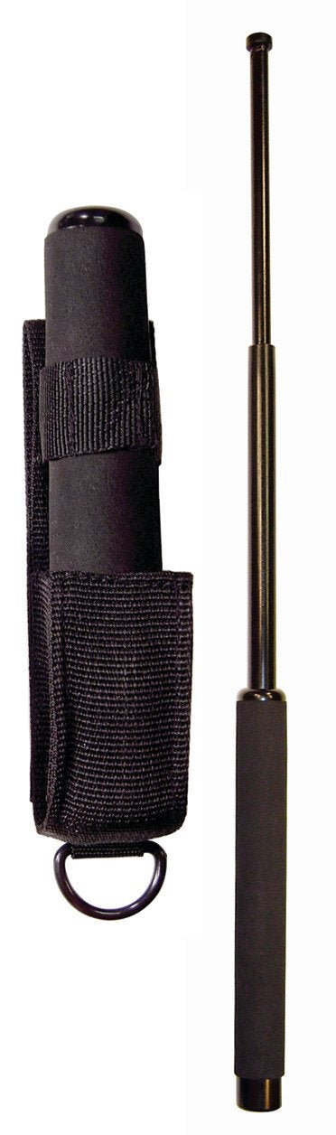 Expandable Baton with Foam or Rubber Handle and Sheath - Personal Security Products