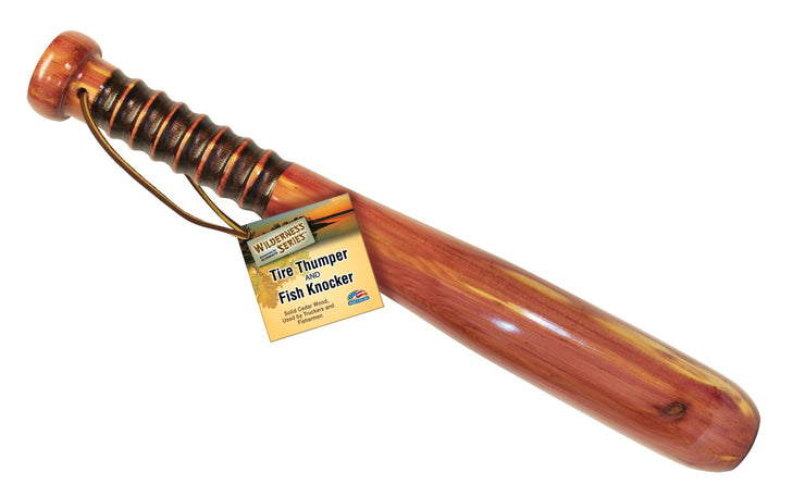 Solid Cedar Tire Thumper/Fish Club - Personal Security Products