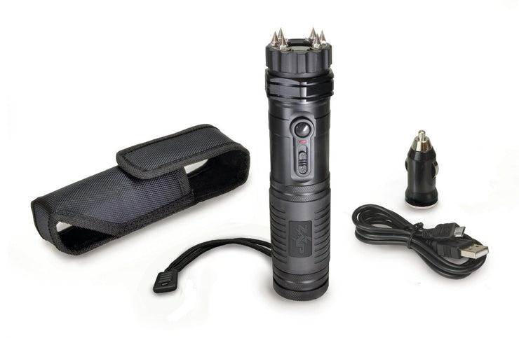 ZAP Light Extreme Stun Device / Flashlight – 1 Million Volts with Spike Electrodes - Personal Security Products